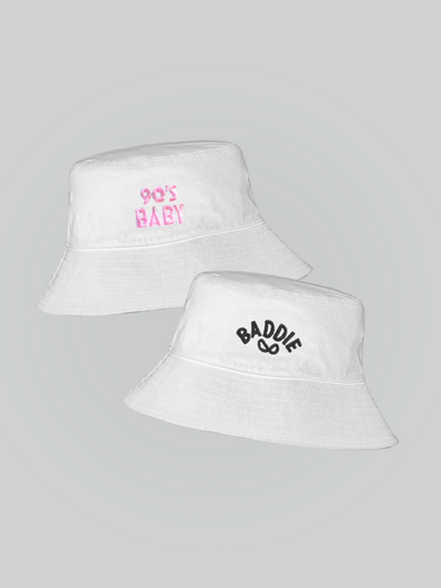 90's baby & Baddie embroidered bucket hat