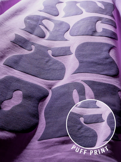 In Action- Unisex Funky Oversized Puff Printed T-Shirt