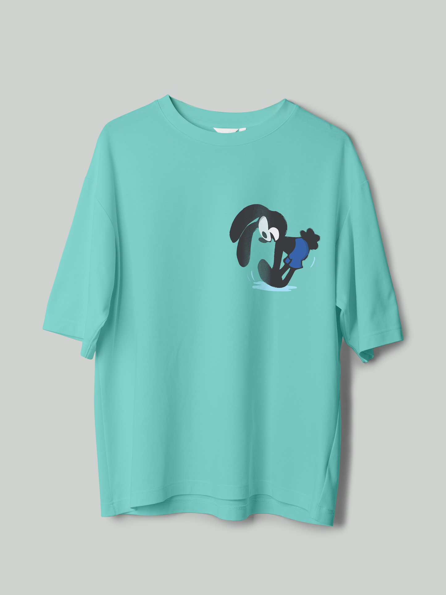 Oswald universe -Unisex Funky Oversized Printed T-Shirt