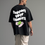 Support Homies- Unisex Funky Oversized Printed T-Shirt | Black