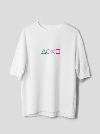 Gamer - Men Funky Oversized Printed T-Shirt